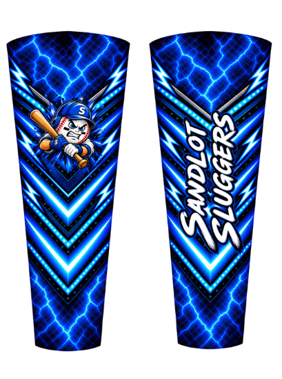 Sandlot Sluggers Electric Blue Baseball Arm Sleeve