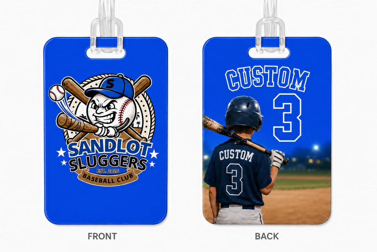 Sandlot Sluggers Personalized Bag Tag