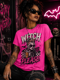Witch, Please Halloween Graphic Tee (Unisex)