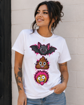 Bat Poop Crazy Halloween Graphic T-Shirt (Unisex)