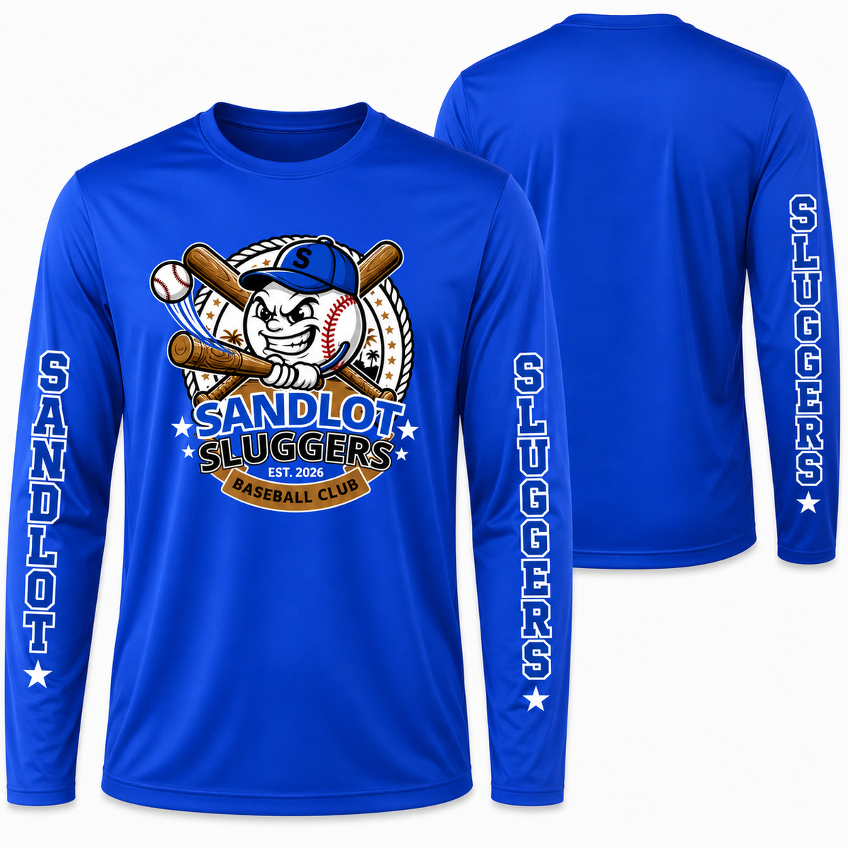 Sandlot Sluggers Long Sleeve Dri-fit (Unisex)