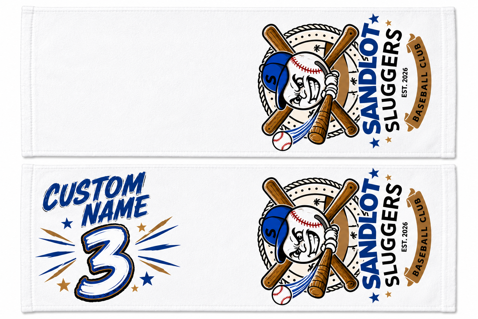 Sandlot Sluggers Rally Towels
