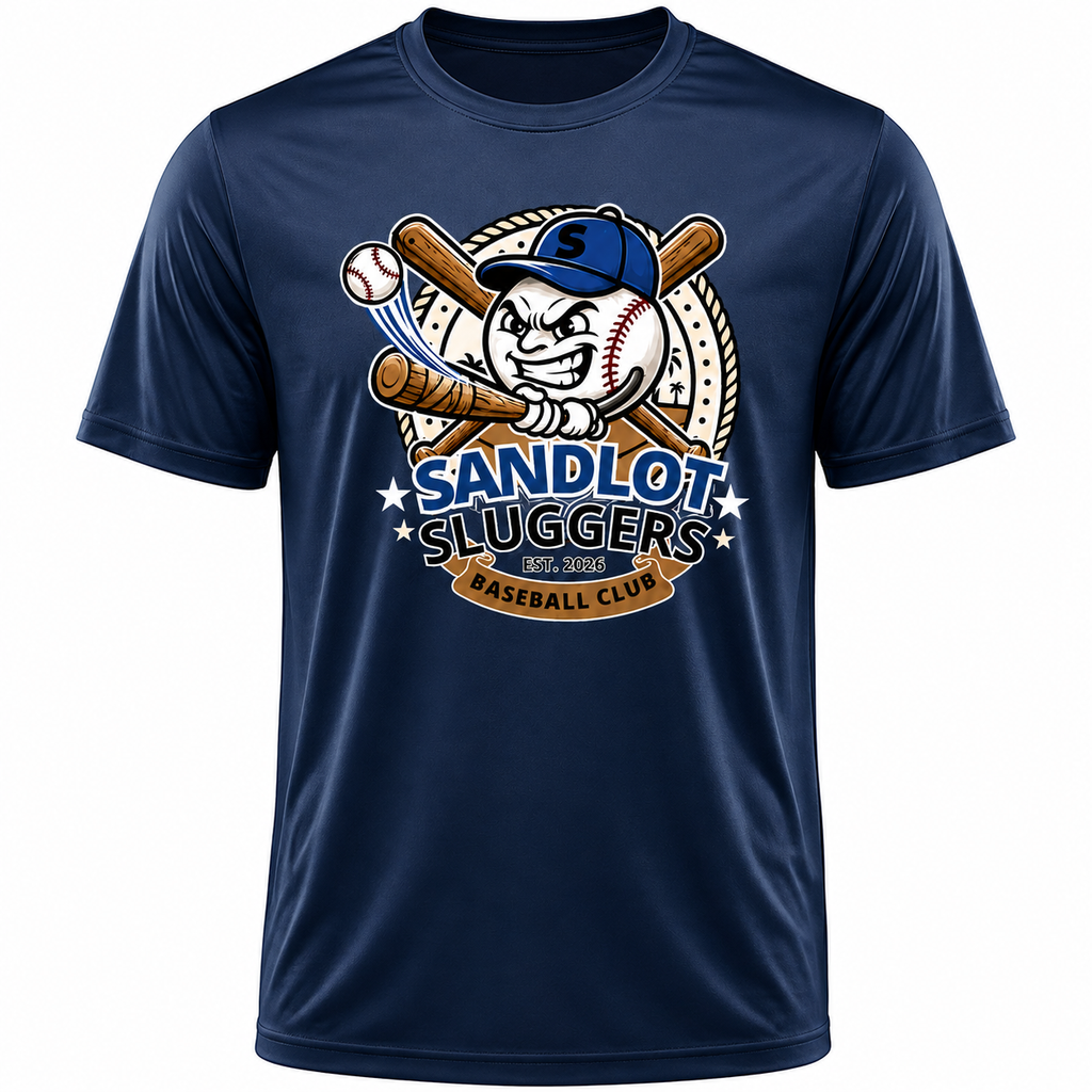 Sandlot Sluggers Team T-Shirt Dri-Fit