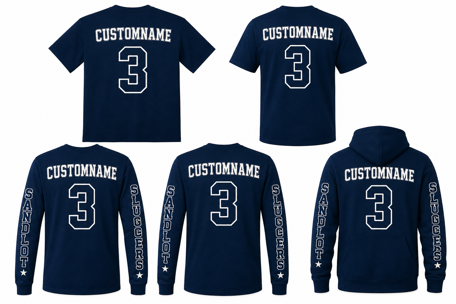 Bring Your Own Shirt Front and CUSTOM BACK