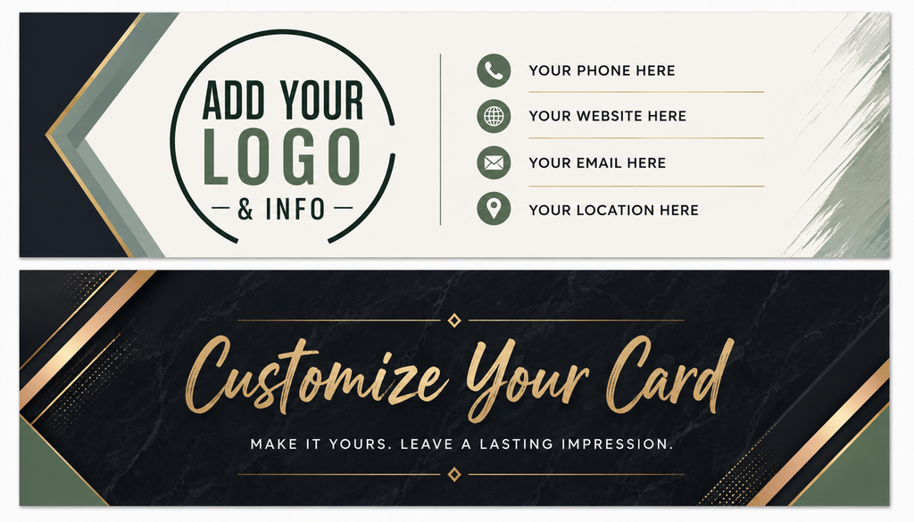 Customizable Business Cards