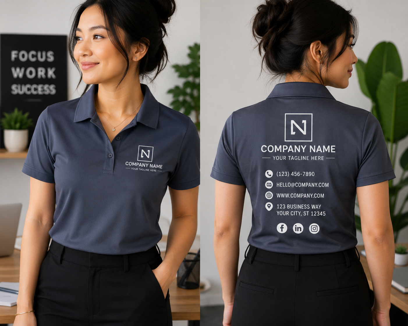 Custom Company Work Polos