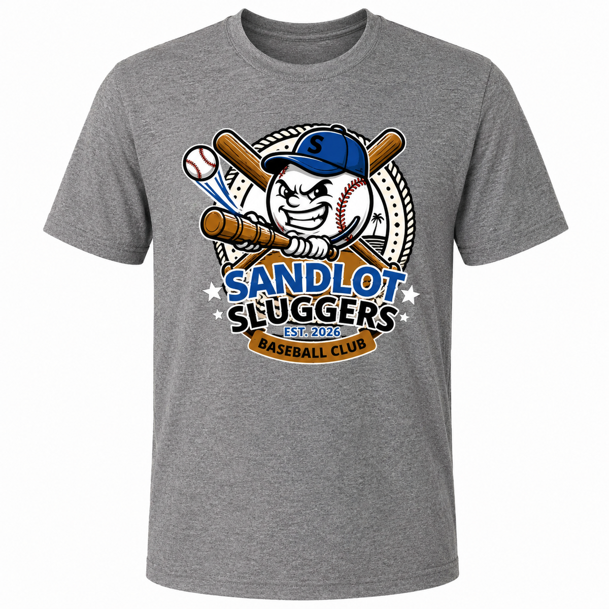 Sandlot Sluggers Team T-Shirt Cotton (Unisex)