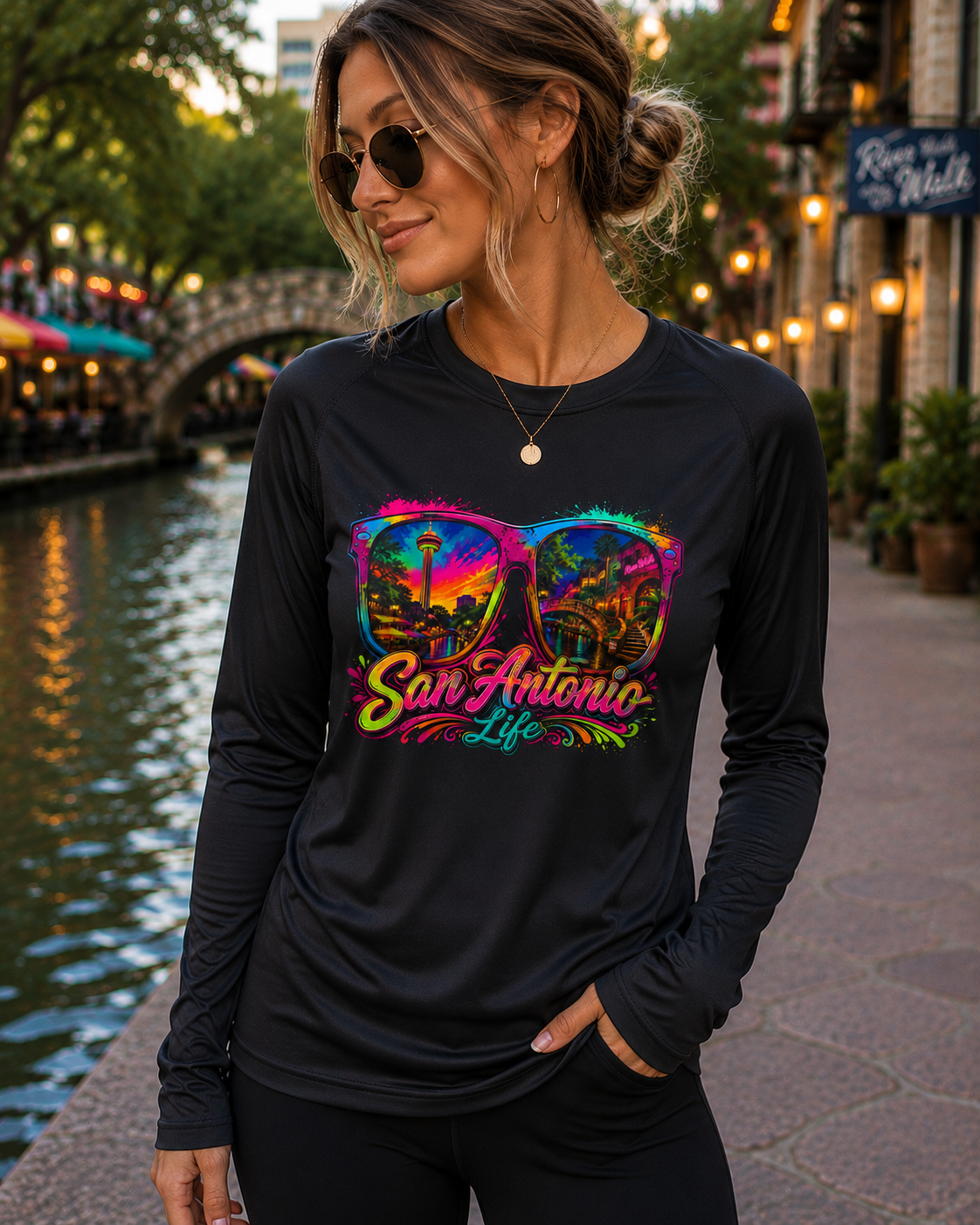 San Antonio Life – Women’s Performance Long Sleeve